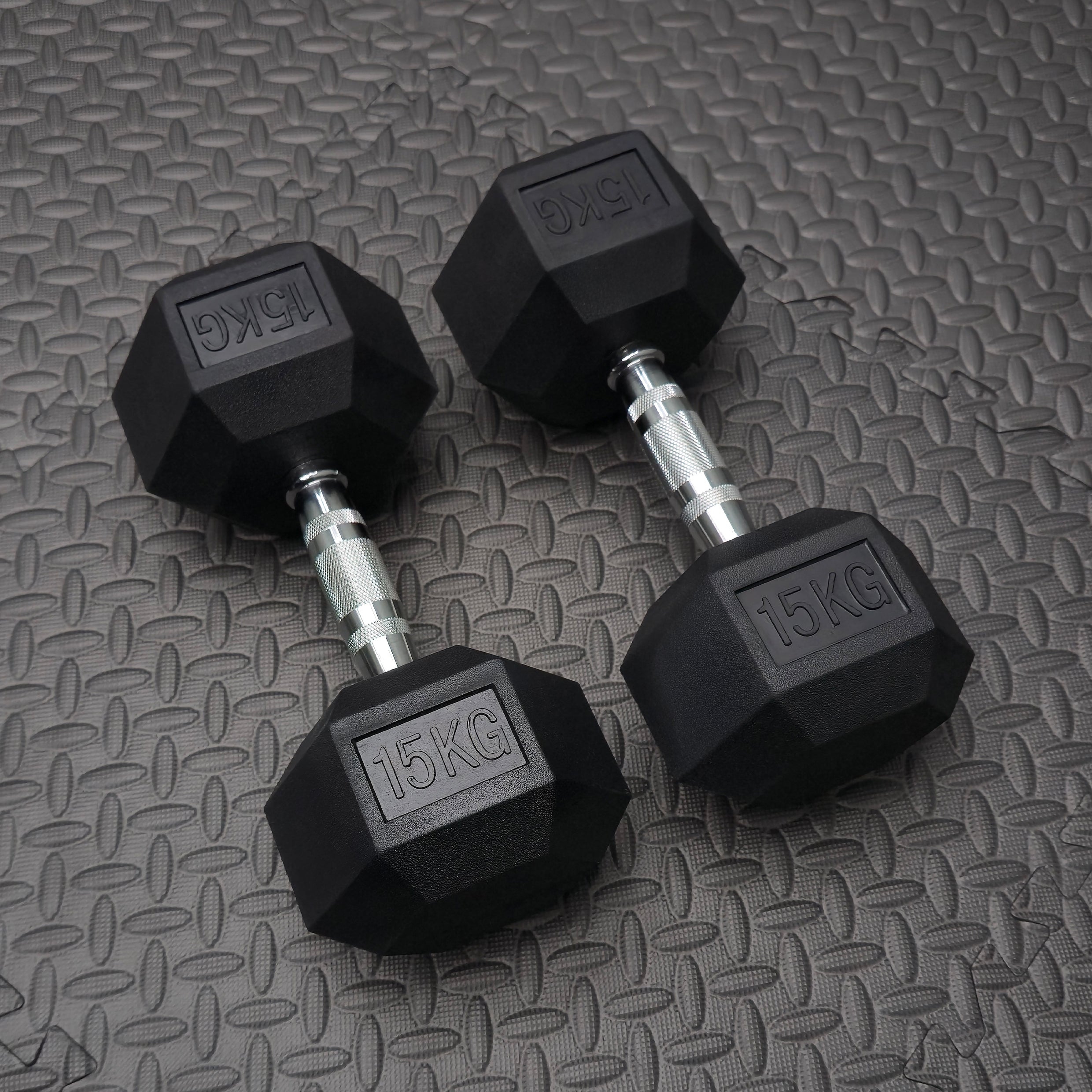 Premium Rubber Hex Dumbbell (Pairs)