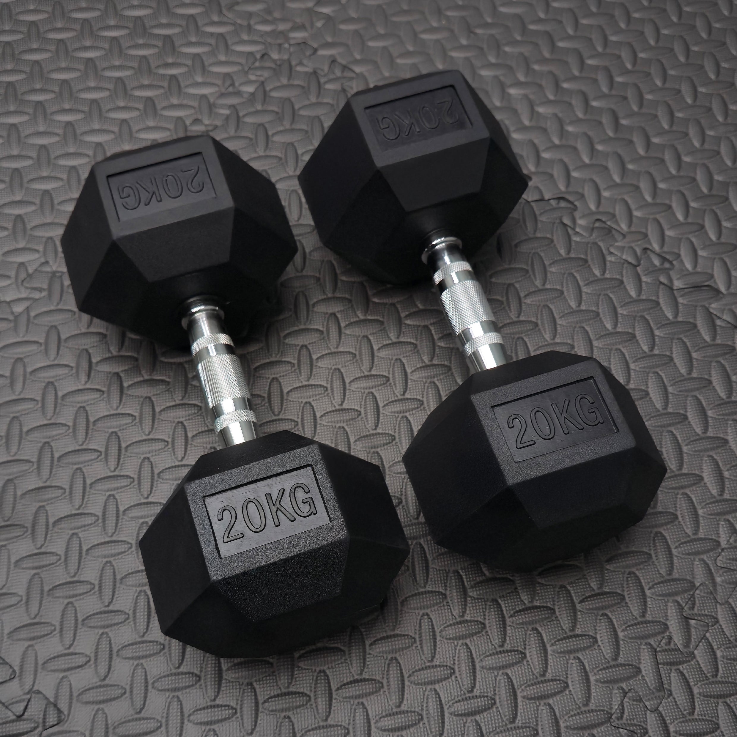Premium Rubber Hex Dumbbell (Pairs)