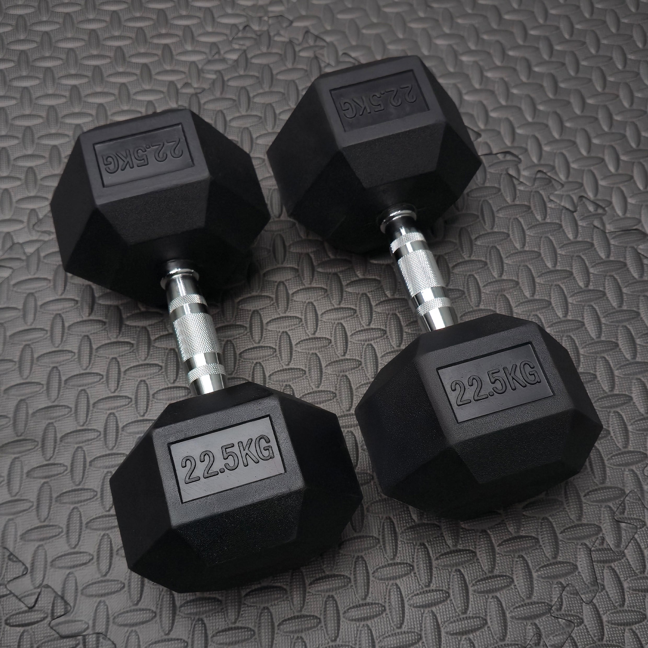 Premium Rubber Hex Dumbbell (Pairs)