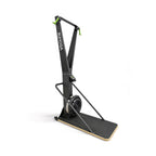 Ski erg machine on white background